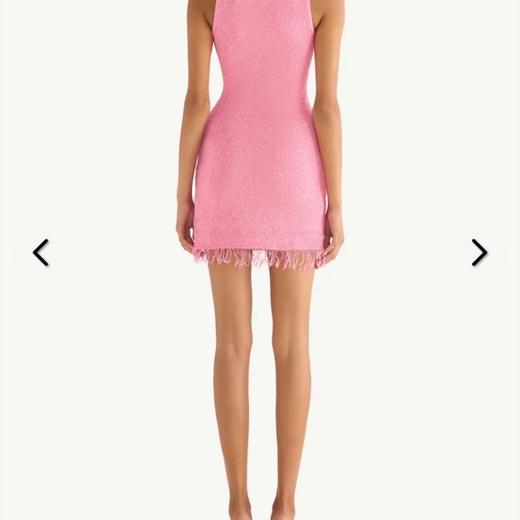 ASTA RESORT Natalia Mini Dress - Azalea Sequin - Picture 3 of 4